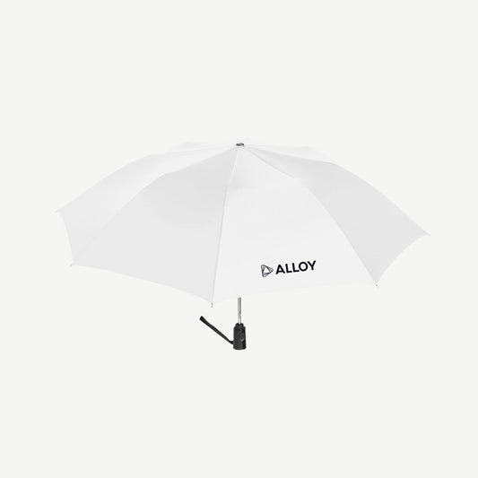 Shed Rain Auto Open Compact Umbrella - White - US